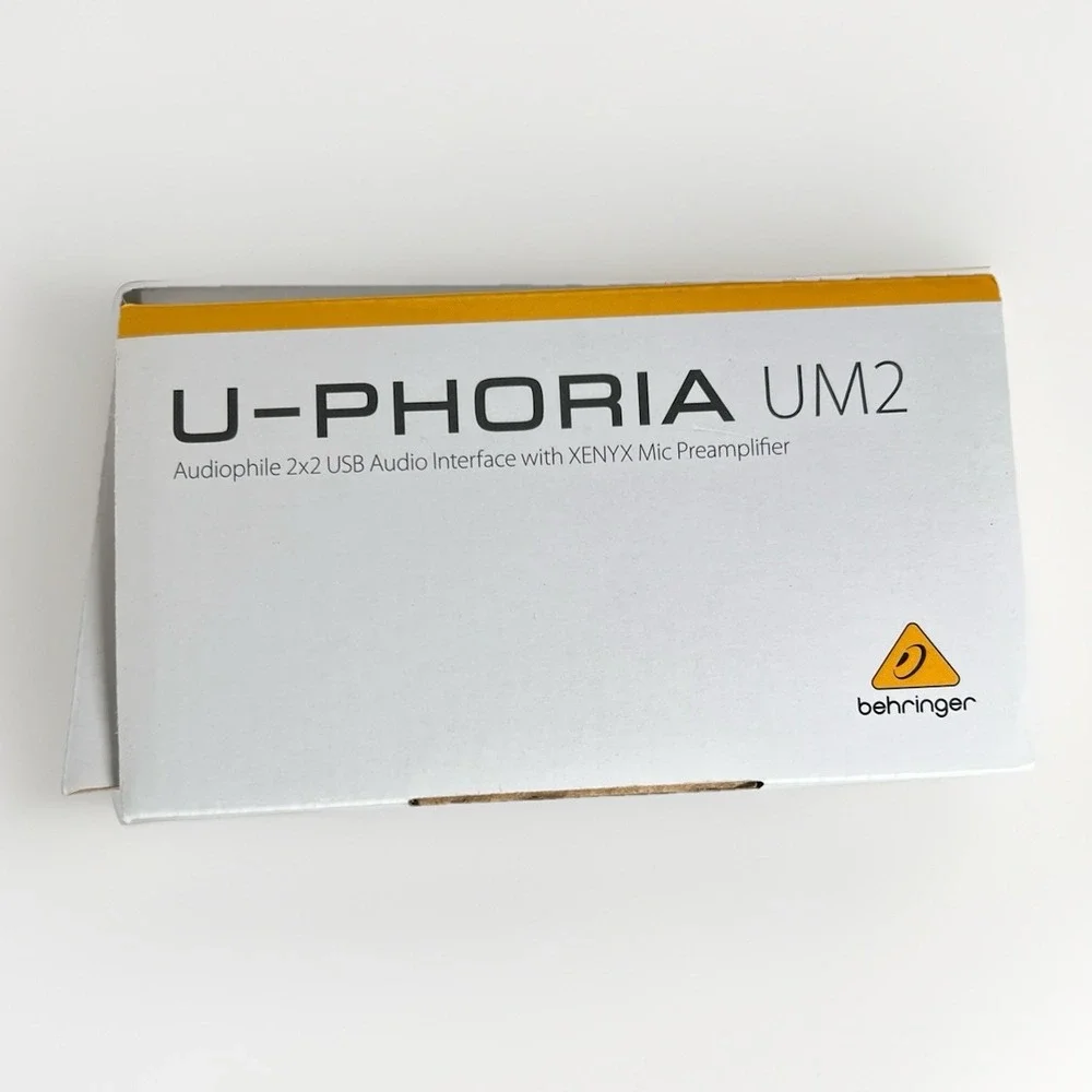 Behringer U-PHORIA UM2 Single Channel Audio Interface - Black